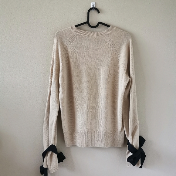 J.CREW Tie bell-sleeve pullover sweater - Picture 4 of 8